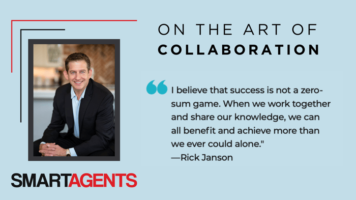 Smart Agents Real Estate Success Collaboration Rick Janson